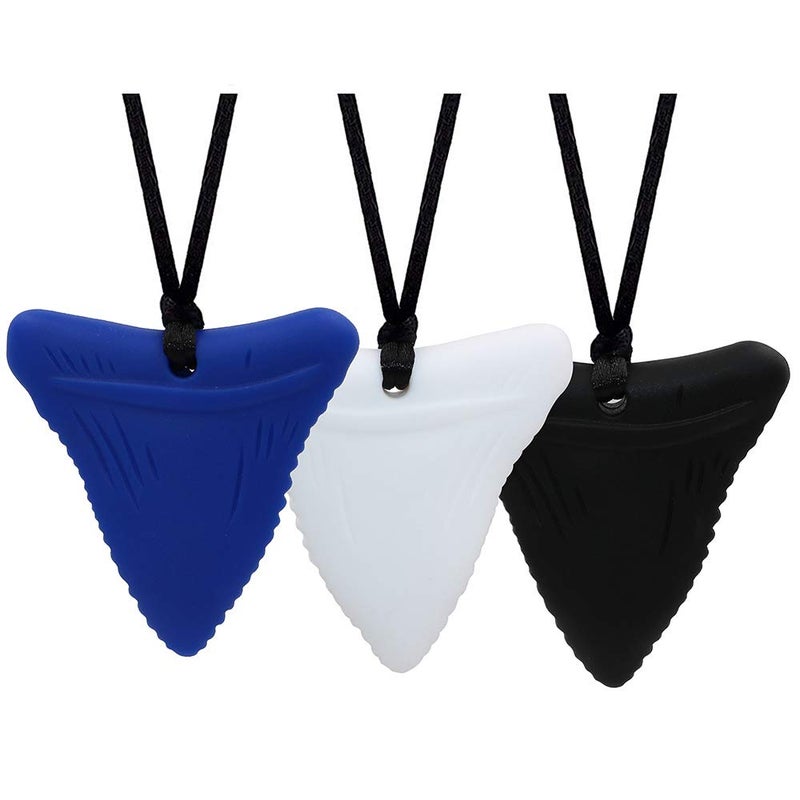 MaberryTech Direct Chew Necklaces for Sensory Kids, 3 Pack Sensory Toys Silicone Chewy Necklace Sensory for Autism, ADHD, Anxiety or Other Special Needs- Reduces Chewing Fidgeting for Boys Girls Adults Chewer - Image 1